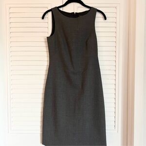 Theory Charcoal Sleeveless Dress